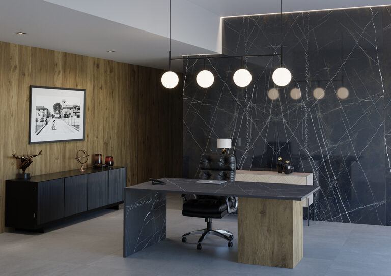Amb Marquina Black 160x320 Boreal Umber 160x320 Lema Gray 120x120WEB