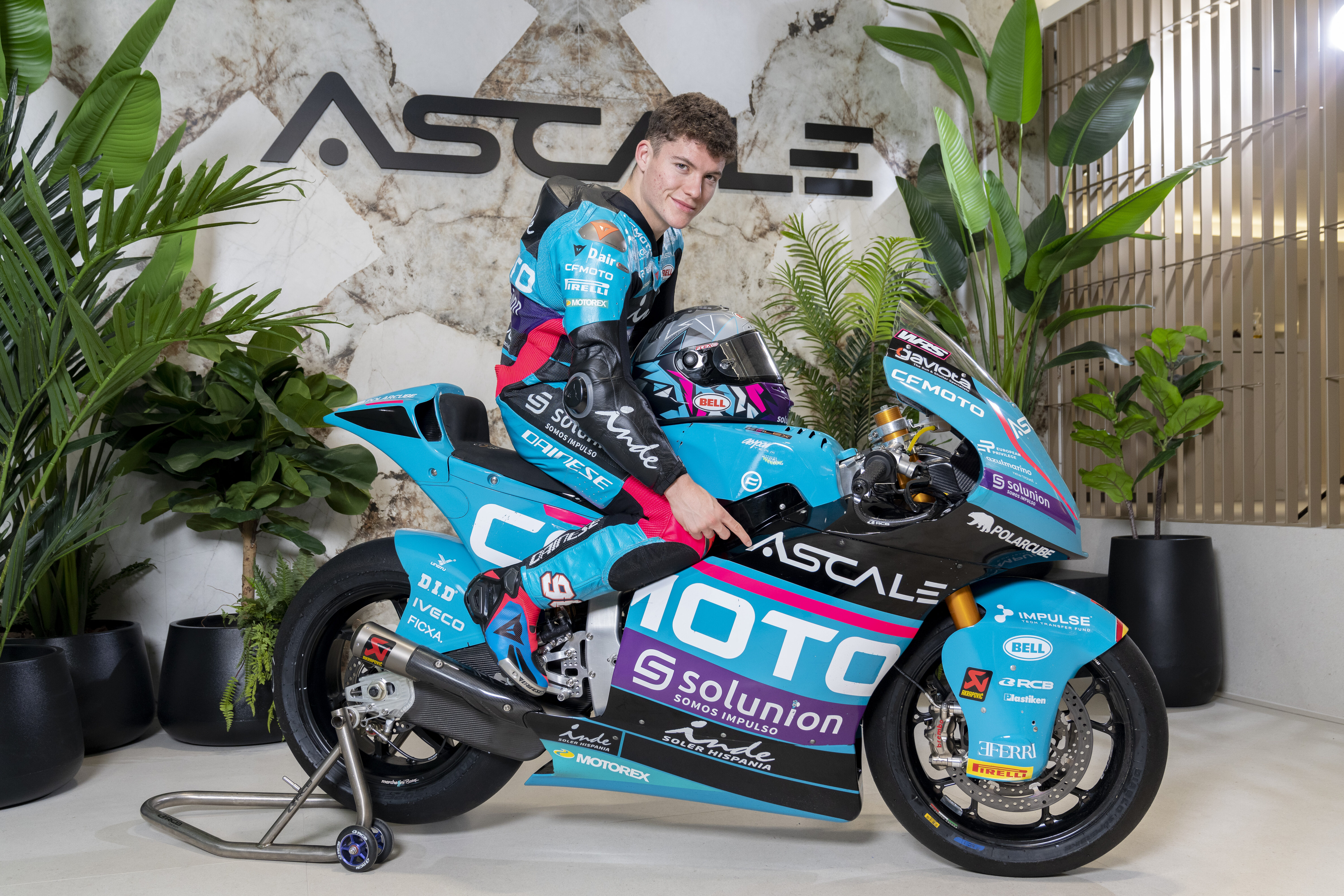 Dani Holgado, moto 2 Aspar